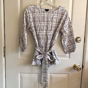 NEW Ann Taylor Tie Waist Tunic Top XXSP